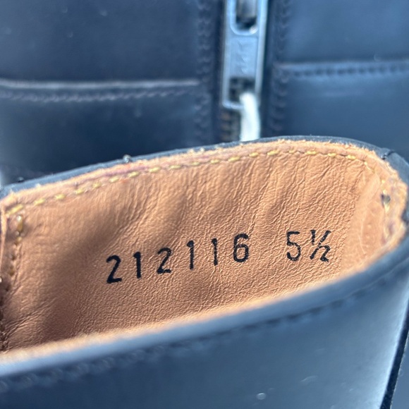 GRENSON Natasha Black Buckle Leather Boots US Size 8, UK 5.5, EU 38.5 - Picture 9 of 16